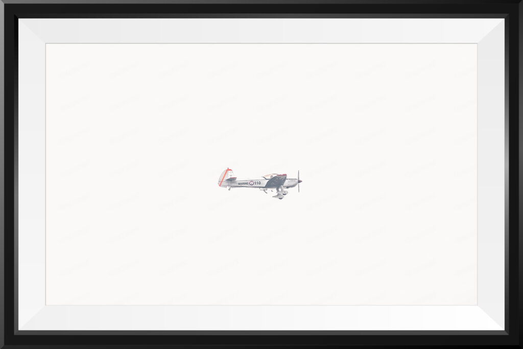 Avion militaire ancien 1 collection minimaliste