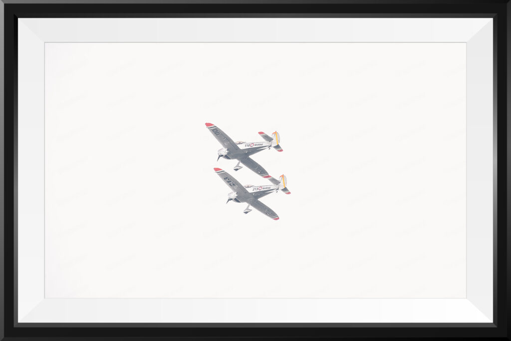 Avion militaire ancien 3 collection minimaliste